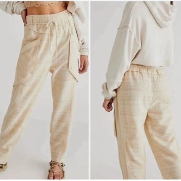Free People Roll With It Harem Pants Drop Crotch - Picture 1 of 15